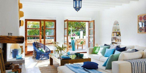 60 Идеи за средиземноморски стил в интериора - празник всеки ден (снимка)